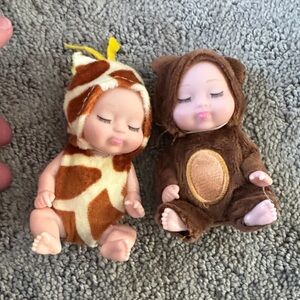 Adorable Baby Doll Set in Animal Costumes